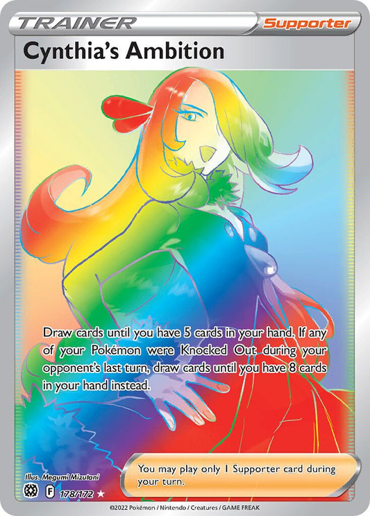 Cynthia's Ambition - 178/172 - Rare Rainbow