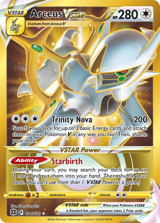 Arceus VSTAR - 184/172 - Rare Secret