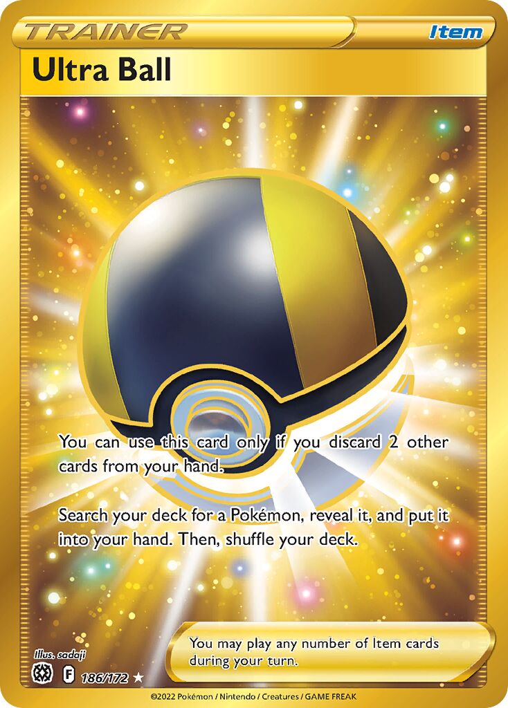 Ultra Ball - 186/172 - Rare Secret
