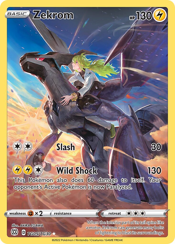 Zekrom - TG05/TG30 - Rare Holo