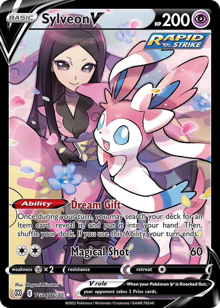 Sylveon V - TG14/TG30 - Holo Rare V