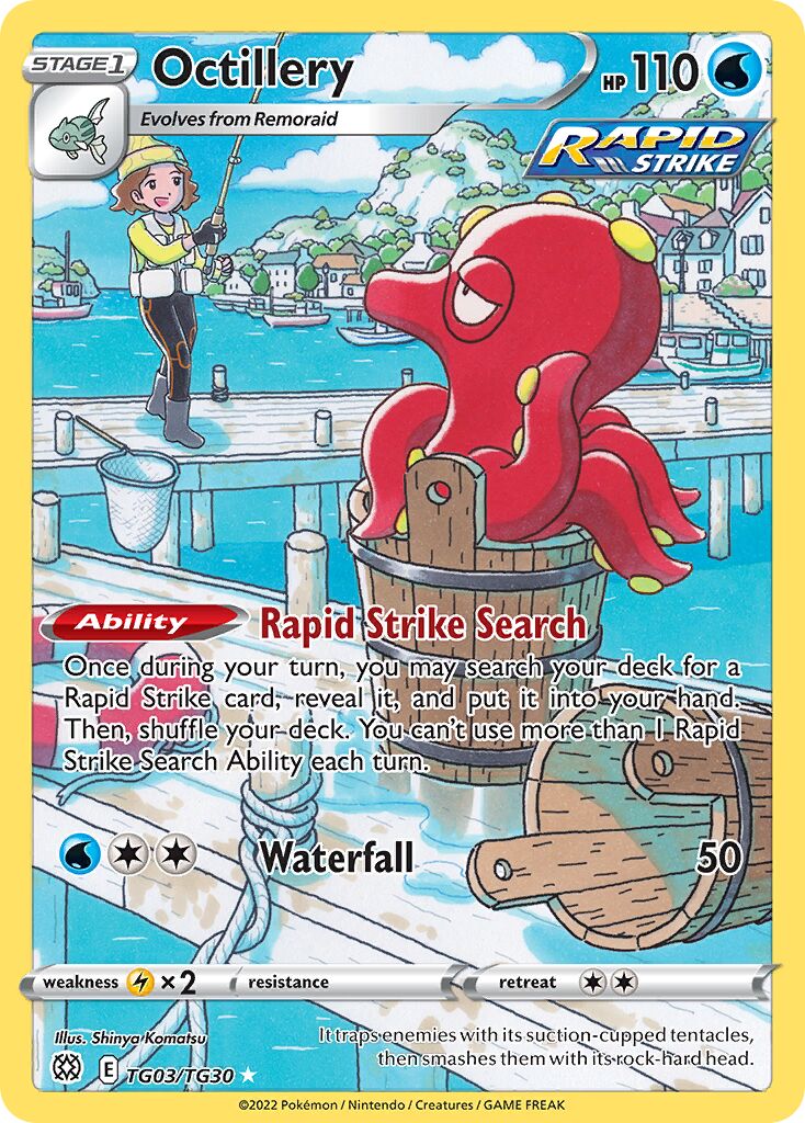 Octillery - TG03/TG30 - Rare Holo