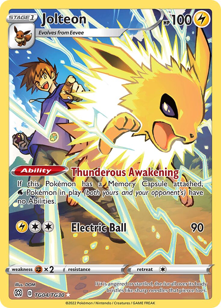Jolteon - TG04/TG30 - Rare Holo