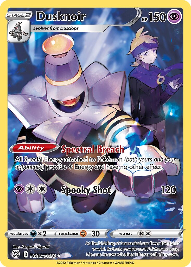 Dusknoir - TG06/TG30 - Rare Holo