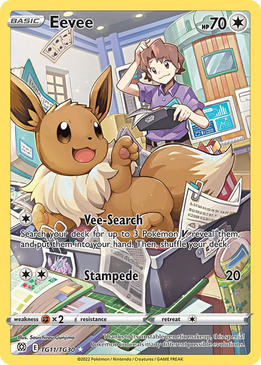 Eevee - TG11/TG30 - Rare Holo