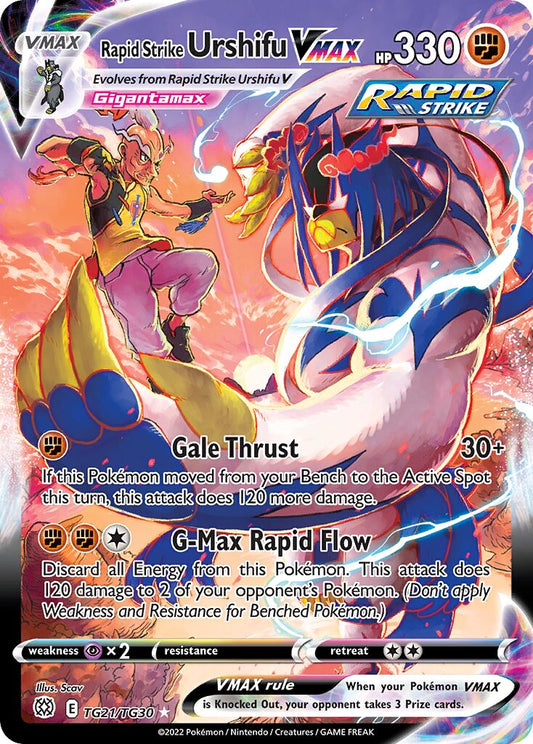 Rapid Strike Urshifu VMAX - TG21/TG30 - Holo Rare VMAX