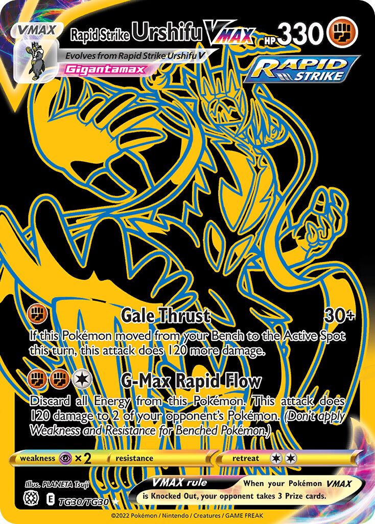Rapid Strike Urshifu VMAX - TG30/TG30 - Rare Secret