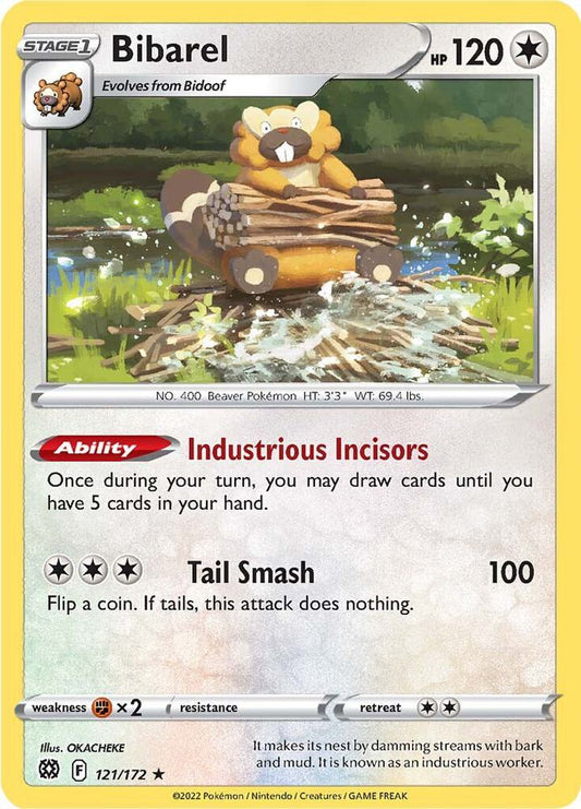 Bibarel - 121/172 - Rare