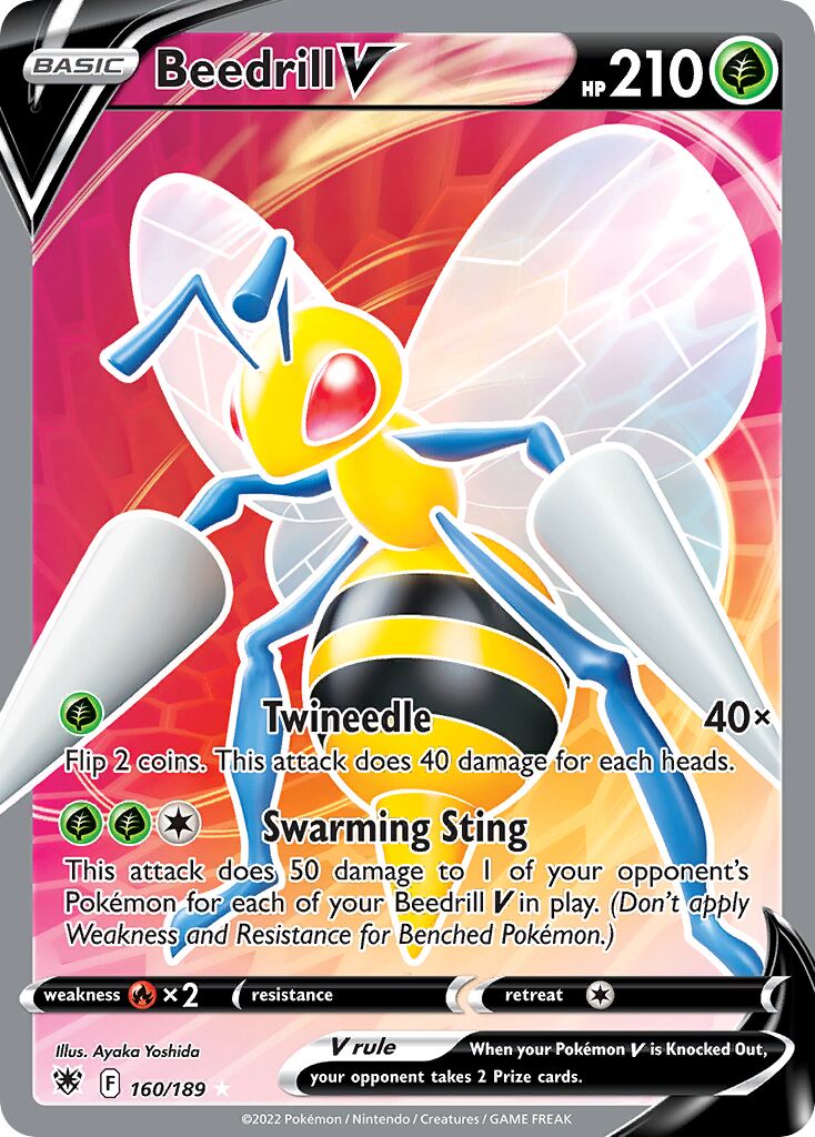 Beedrill V - 160/189 - Rare Ultra