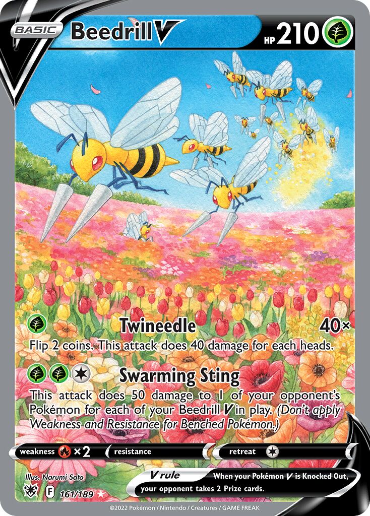 Beedrill V - 161/189 - Rare Ultra