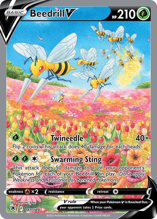 Beedrill V - 161/189 - Rare Ultra