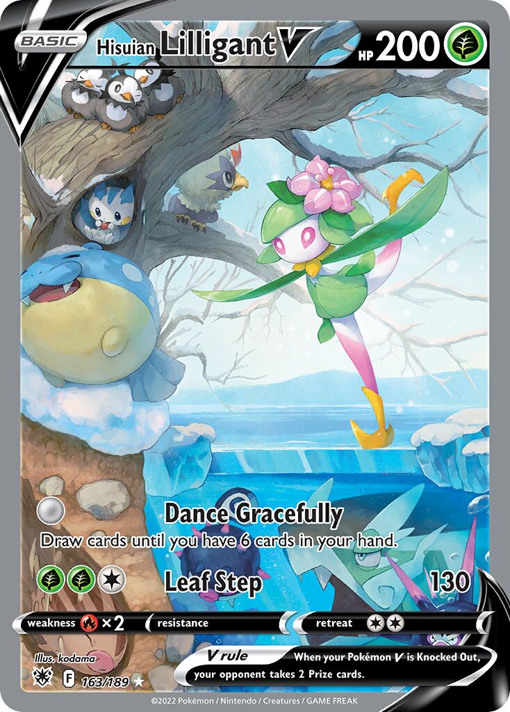 Hisuian Lilligant V - 163/189 - Rare Ultra