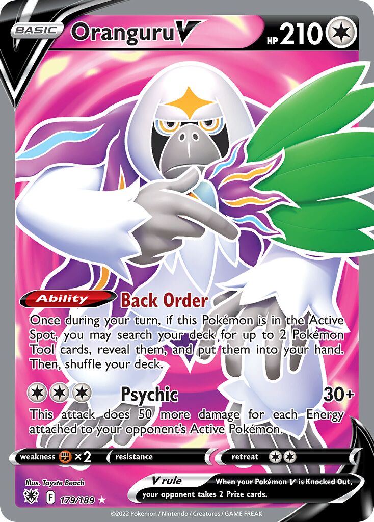 Oranguru V - 179/189 - Rare Ultra