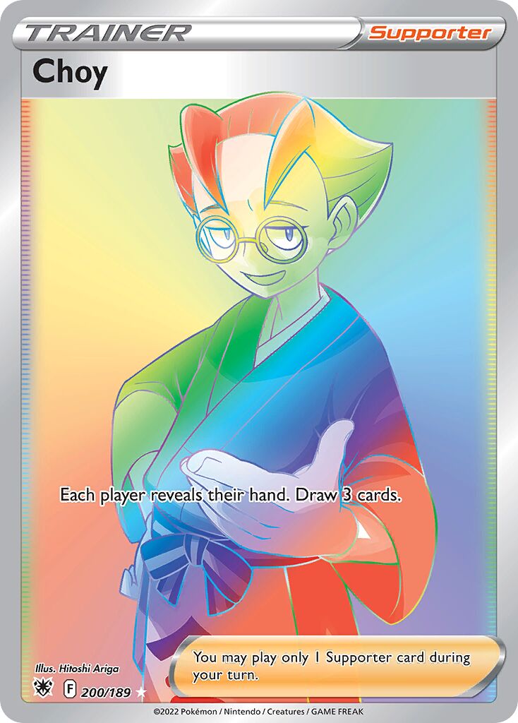Choy - 200/189 - Rare Rainbow