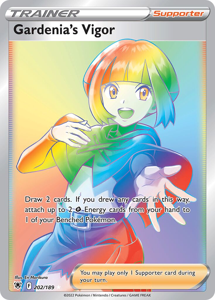 Gardenia's Vigor - 202/189 - Rare Rainbow
