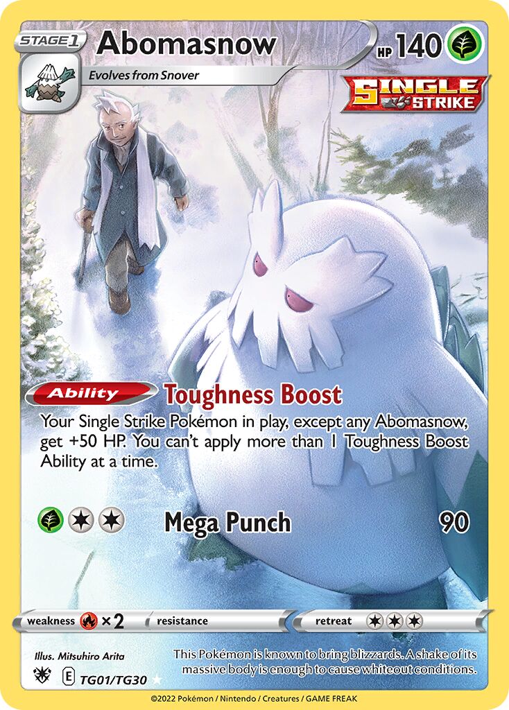 Abomasnow - TG01/TG30 - Rare Holo