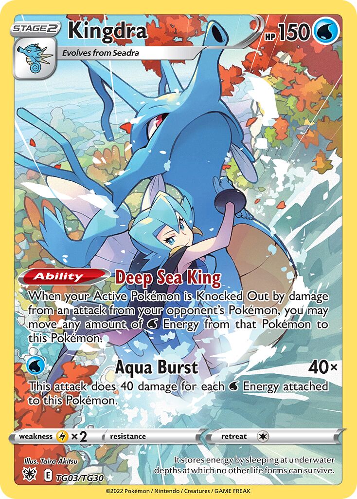 Kingdra - TG03/TG30 - Rare Holo