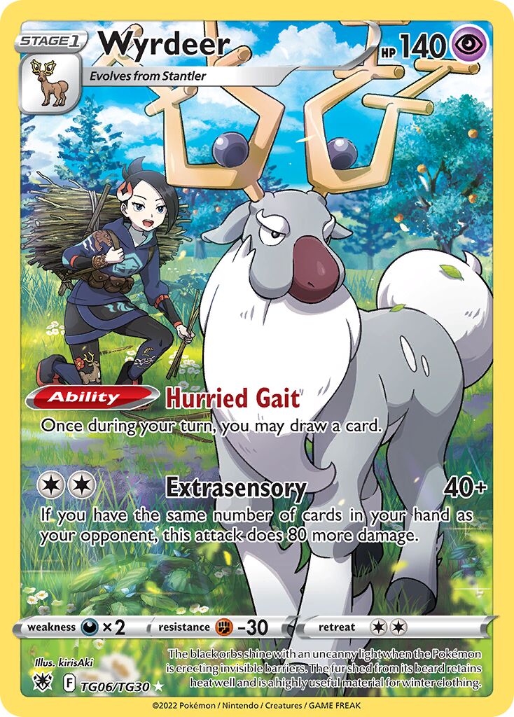 Wyrdeer - TG06/TG30 - Rare Holo