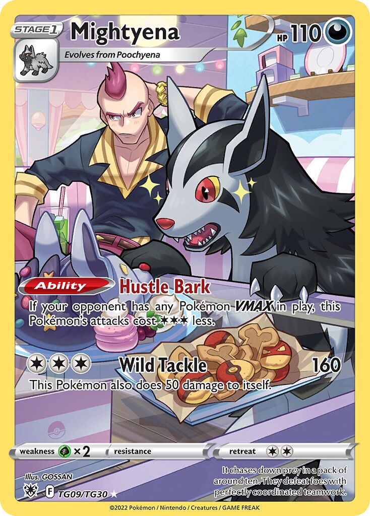 Mightyena - TG09/TG30 - Rare Holo
