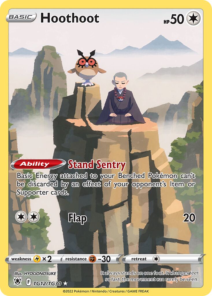 Hoothoot - TG12/TG30 - Rare Holo