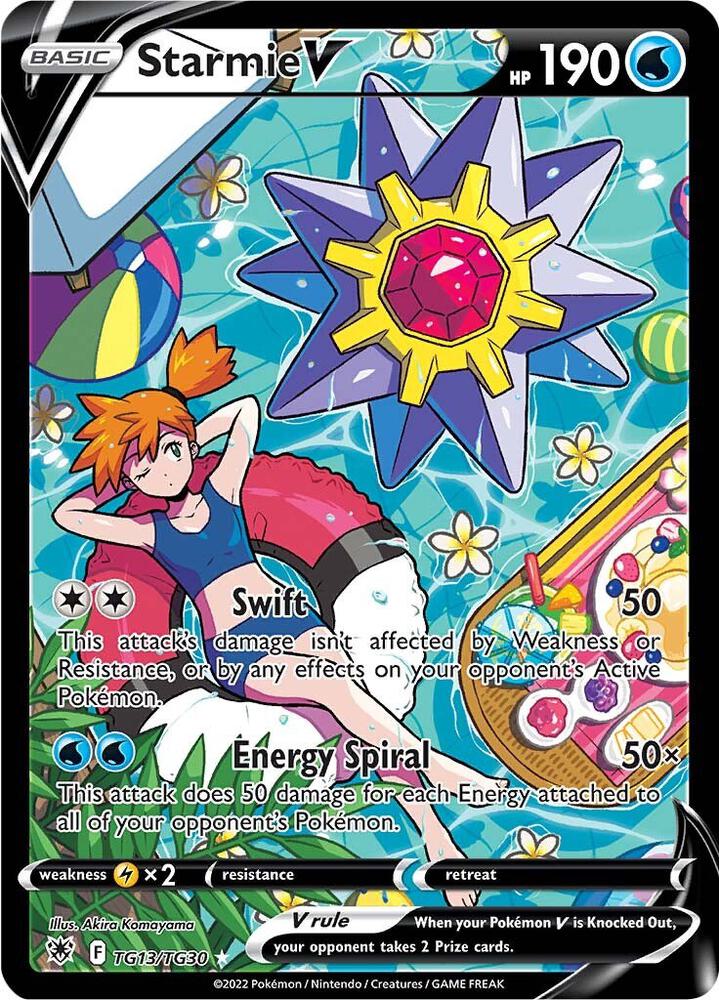 Starmie V - TG13/TG30 - Holo Rare V
