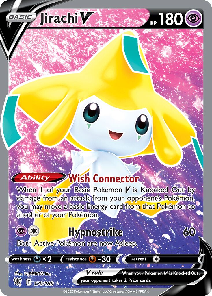 Jirachi V - 170/189 - Rare Ultra