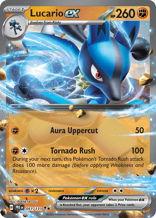 Lucario ex - 051/131 - Double Rare