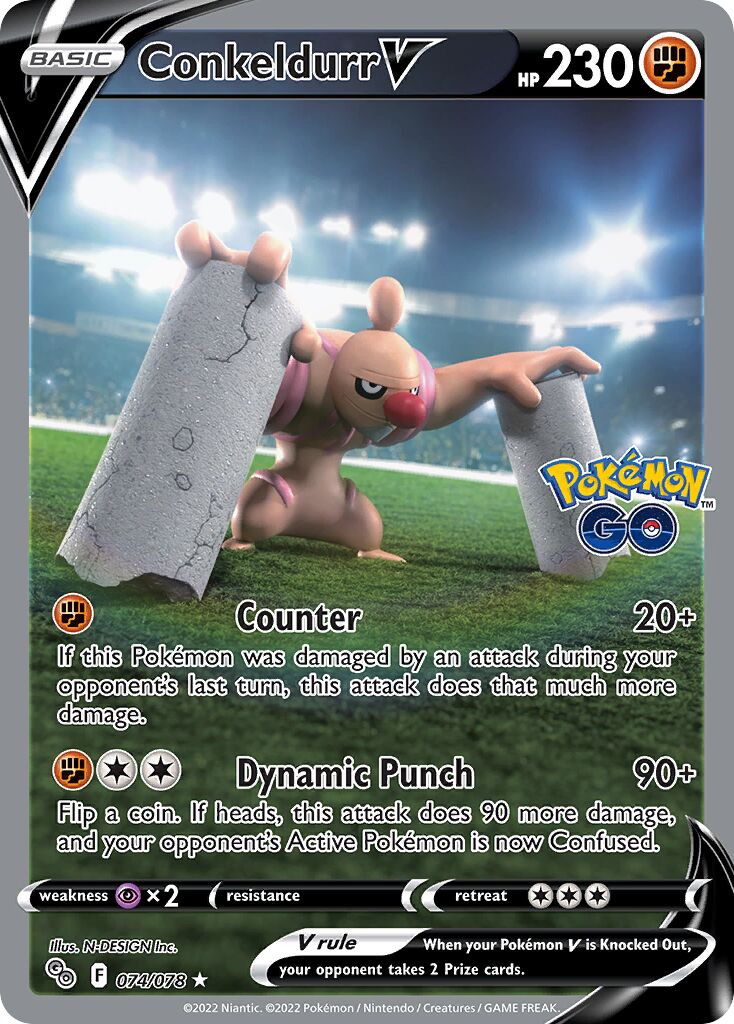 Conkeldurr V - 074/078 - Rare Ultra