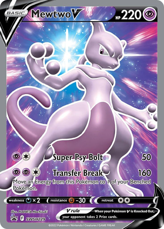 Mewtwo V - SWSH229 - Promo