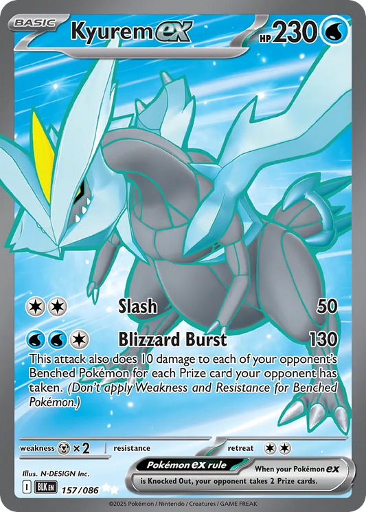 Kyurem ex - 157/086 - Ultra Rare