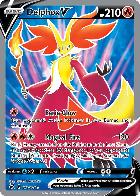 Delphox V - 173/196 - Rare Ultra