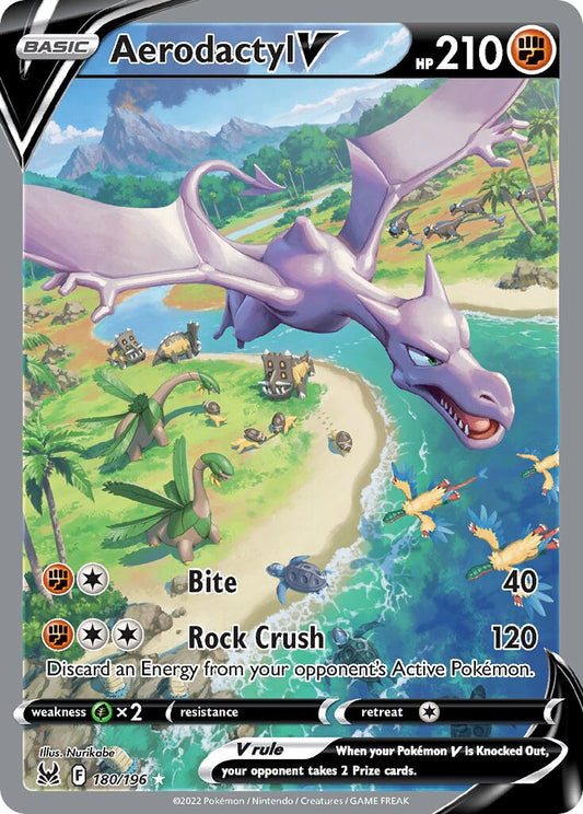 Aerodactyl V - 180/196 - Rare Ultra