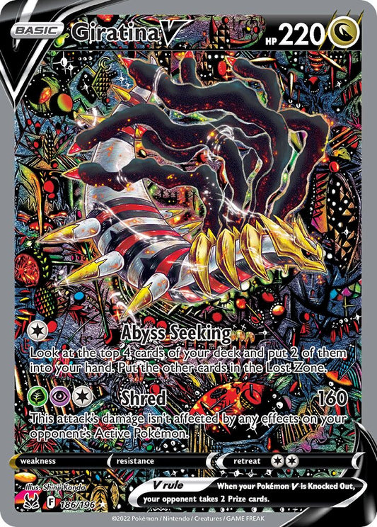 Giratina V - 186/196 - Rare Ultra