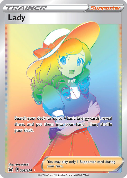 Lady - 208/196 - Rare Rainbow