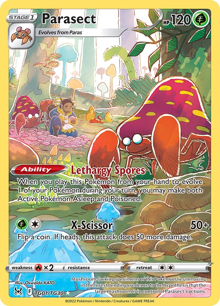 Parasect - TG01/TG30 - Rare Holo