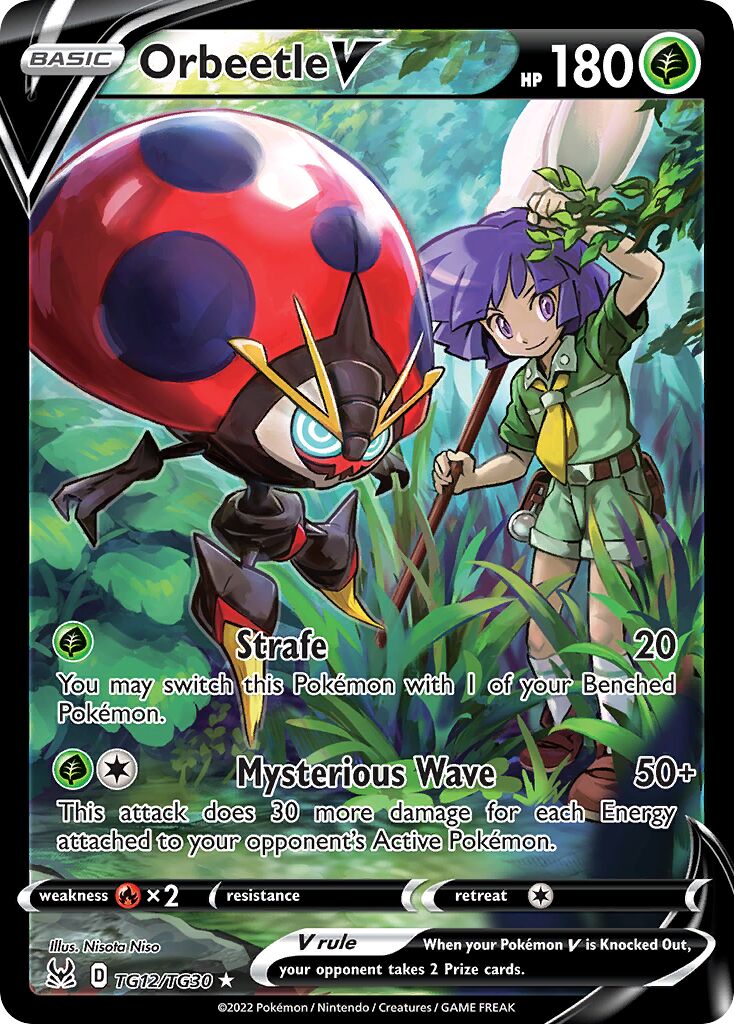 Orbeetle V - TG12/TG30 - Holo Rare V