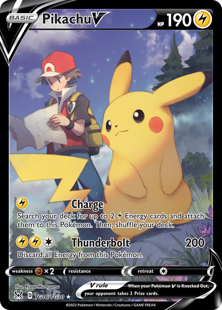 Pikachu V - TG16/TG30 - Holo Rare V