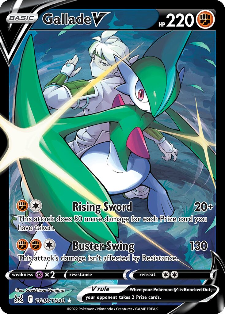 Gallade V - TG19/TG30 - Holo Rare V