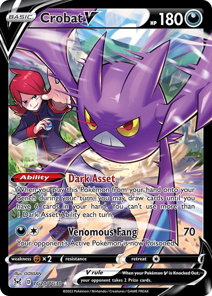 Crobat V - TG20/TG30 - Holo Rare V