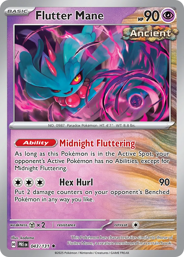 Flutter Mane - 043/131 - Rare