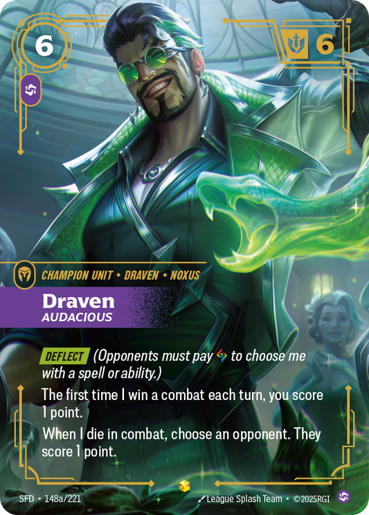 Draven - Audacious (Alternate Art) - 148A/221 (Foil)