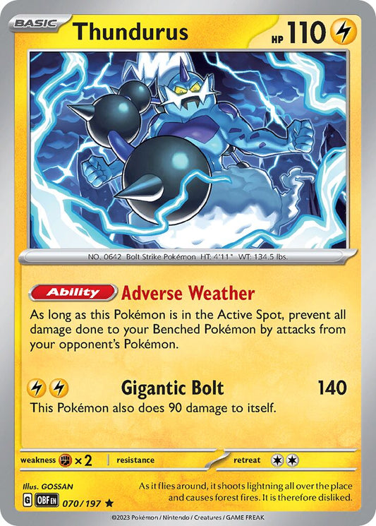 Thundurus - 070/197 - Rare