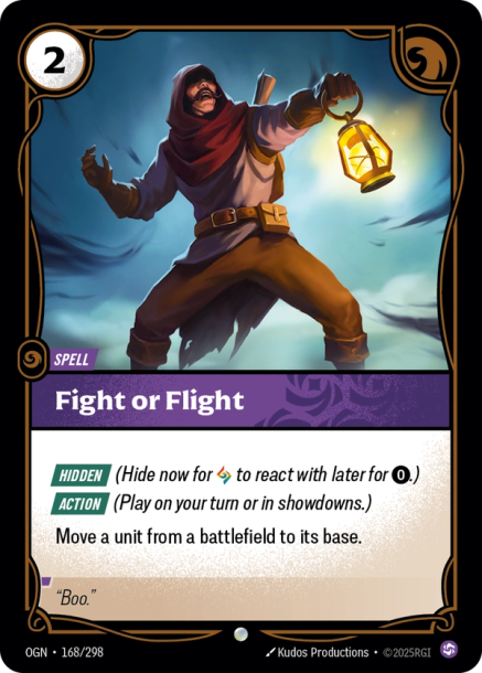 FIGHT OR FLIGHT - OGN-168/298 (Foil)