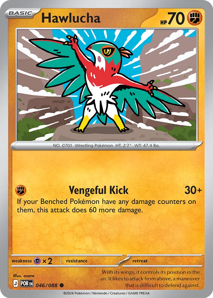 Hawlucha - 046/088 - Common