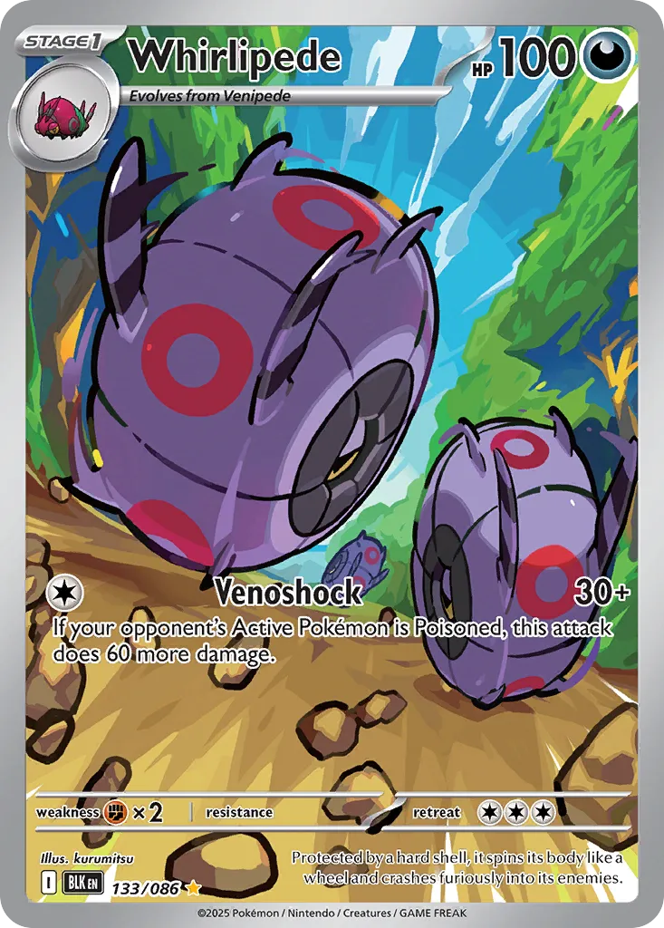 Whirlipede - 133/086 - Illustration Rare