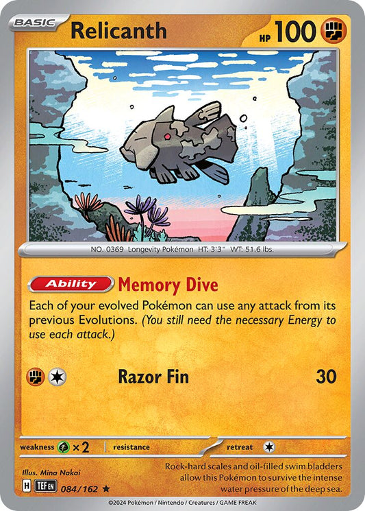 Relicanth - 084/162 - Rare