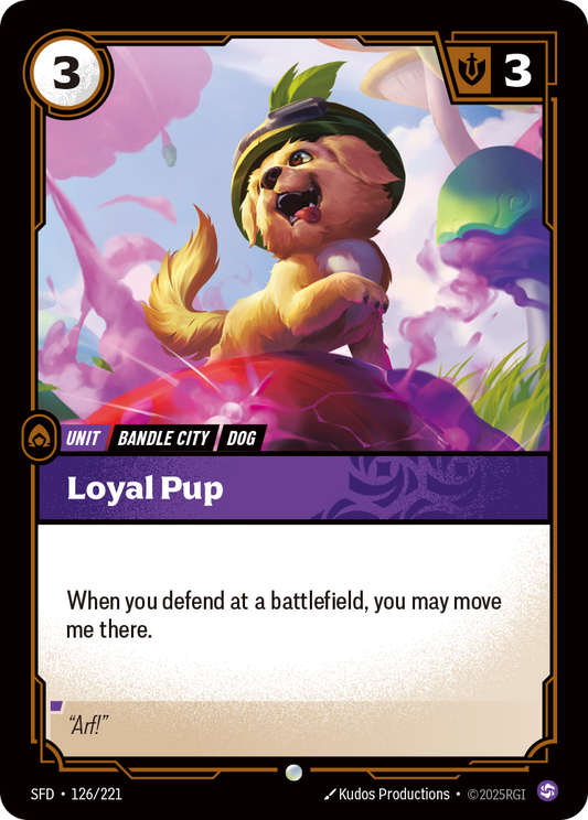 Loyal Pup - 126/221 (Foil)