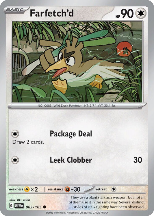 Farfetch'd - 083/165 - Common