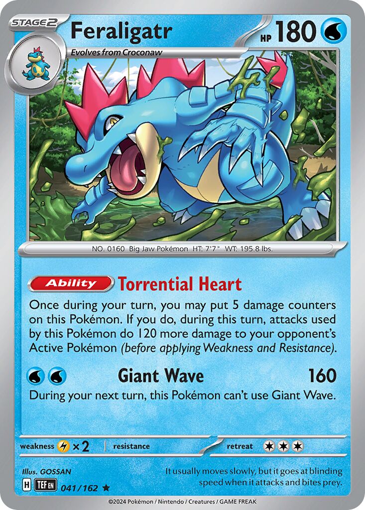 Feraligatr - 041/162 - Rare