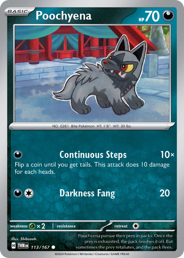 Poochyena - 113/167 - Common